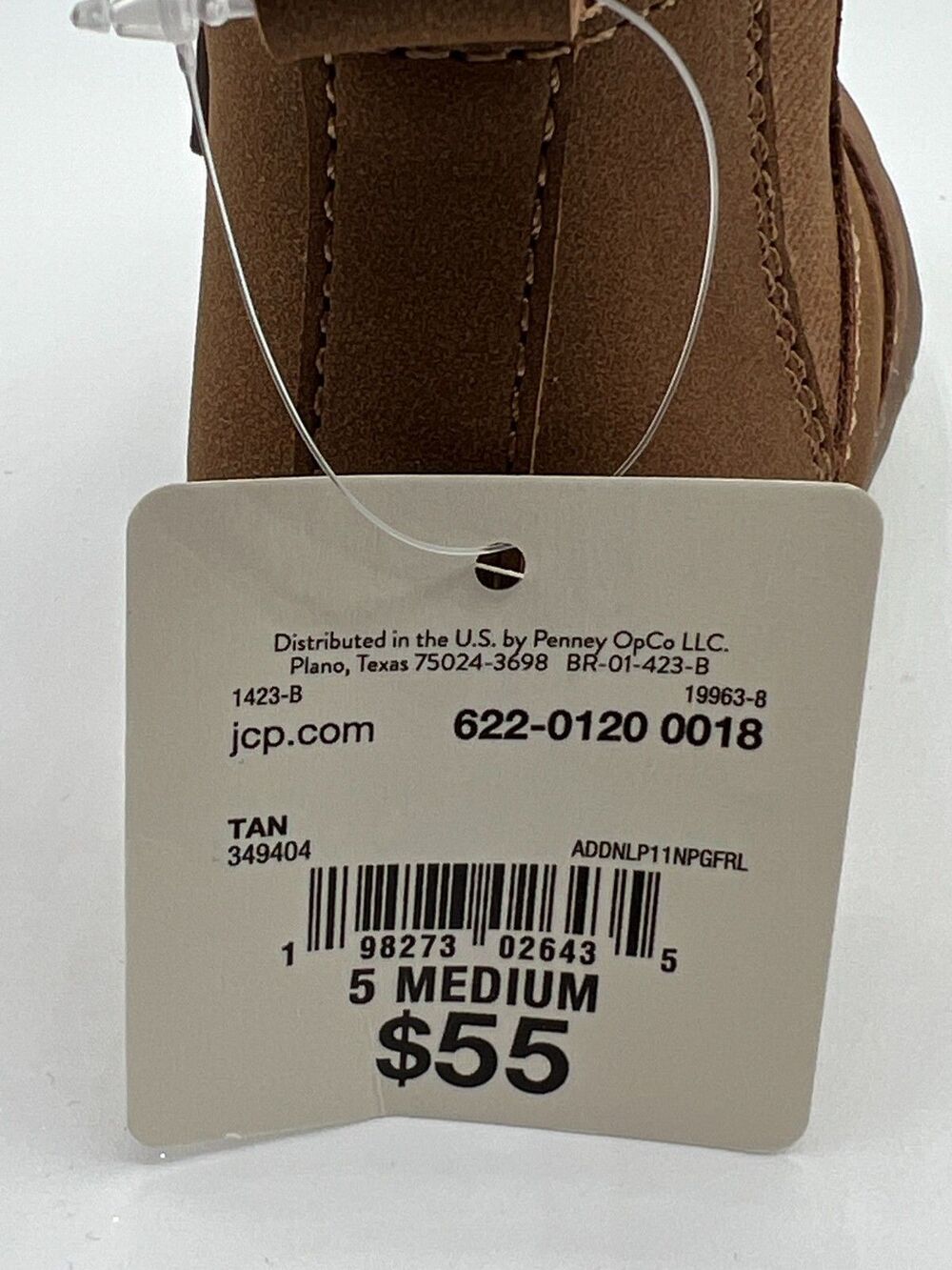 Thereabouts TH Lil Jack Toddler Chelsea Boots Tan Size 5M Side Zip NWT - Picture 8 of 9